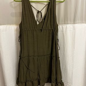 Sundress! Super cute - olive color - M